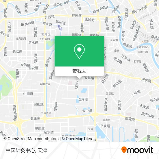 中国针灸中心地图