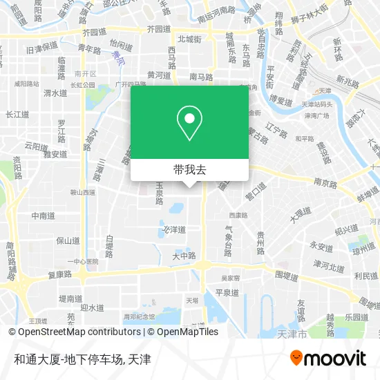 和通大厦-地下停车场地图