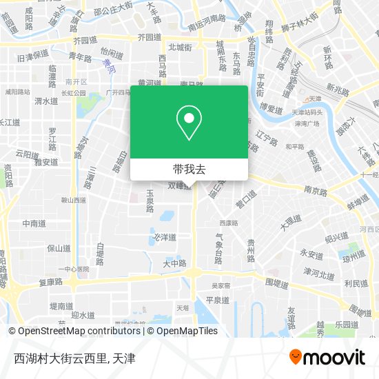 西湖村大街云西里地图