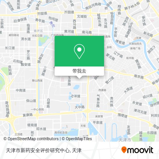 天津市新药安全评价研究中心地图