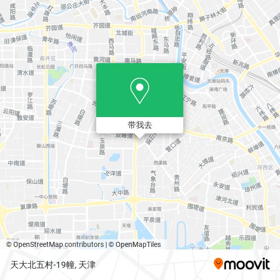 天大北五村-19幢地图