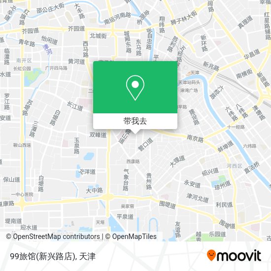 99旅馆(新兴路店)地图