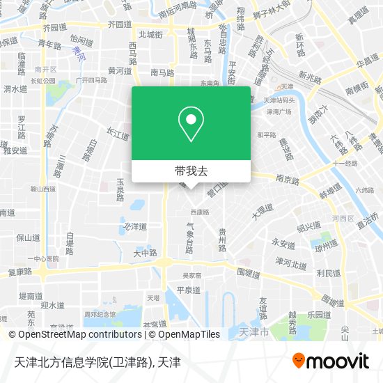 天津北方信息学院(卫津路)地图