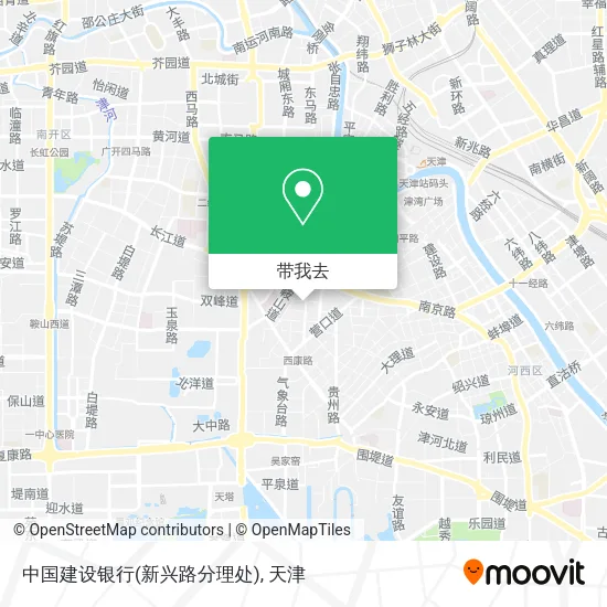 中国建设银行(新兴路分理处)地图
