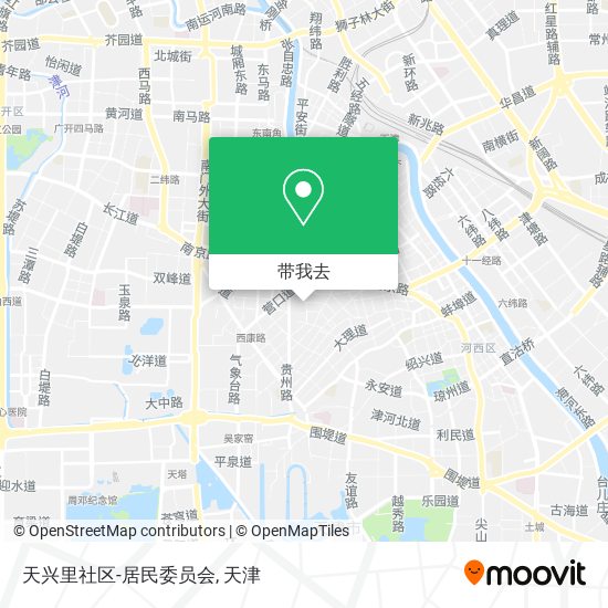 天兴里社区-居民委员会地图