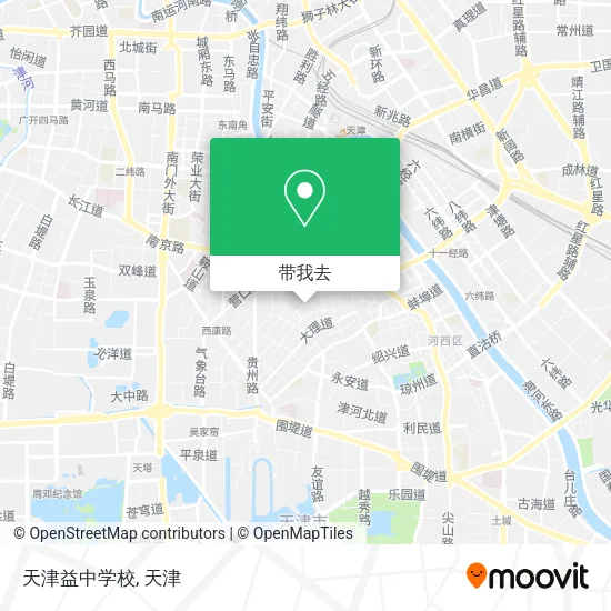 天津益中学校地图