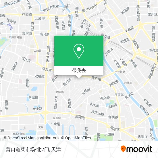 营口道菜市场-北2门地图
