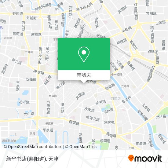 新华书店(襄阳道)地图