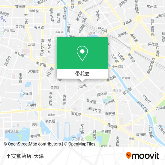 平安堂药店地图