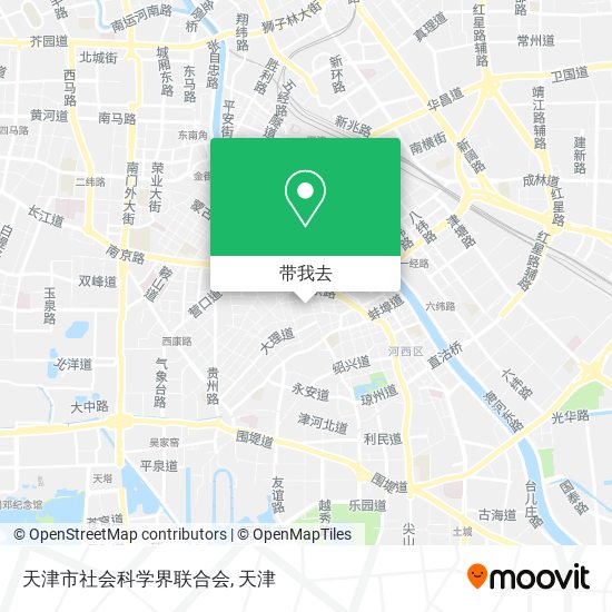 天津市社会科学界联合会地图