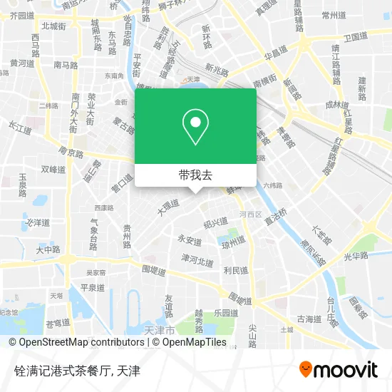 铨满记港式茶餐厅地图