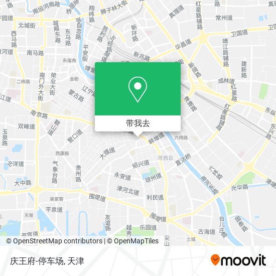 庆王府-停车场地图