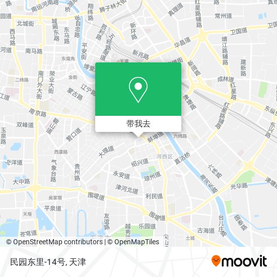 民园东里-14号地图