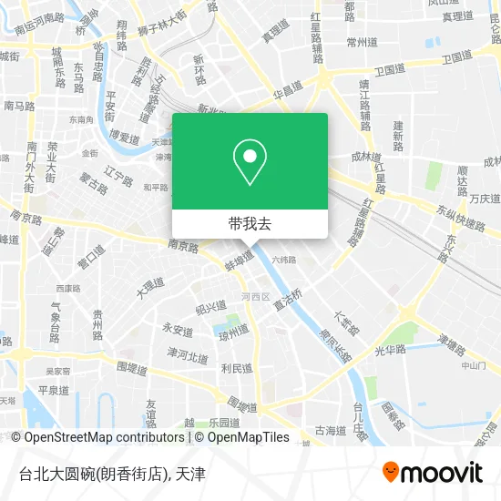 台北大圆碗(朗香街店)地图