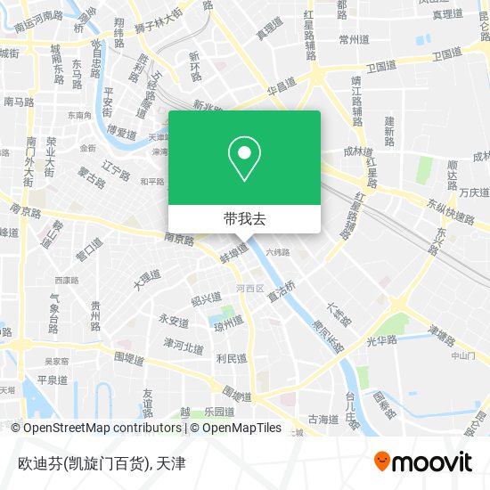 欧迪芬(凯旋门百货)地图