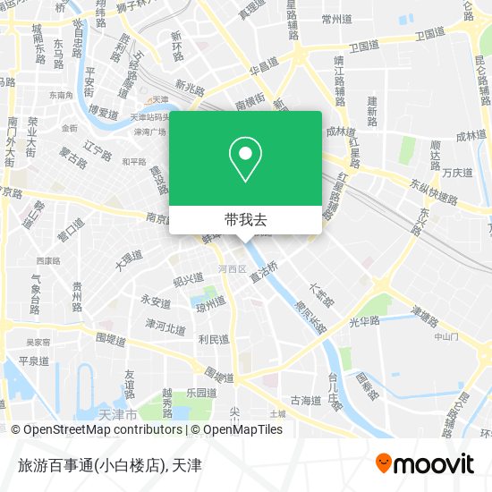 旅游百事通(小白楼店)地图