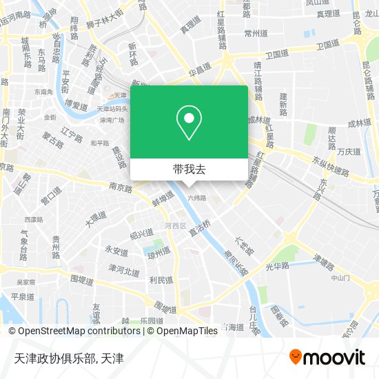 天津政协俱乐部地图