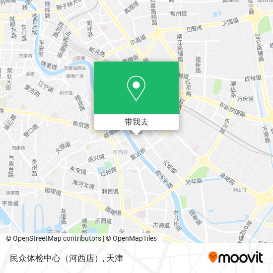 民众体检中心（河西店）地图