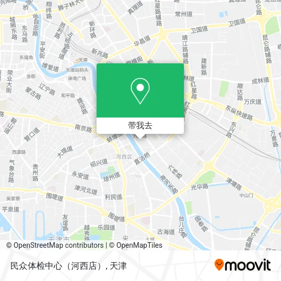 民众体检中心（河西店）地图
