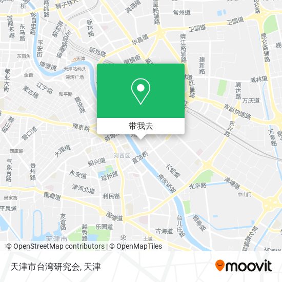 天津市台湾研究会地图