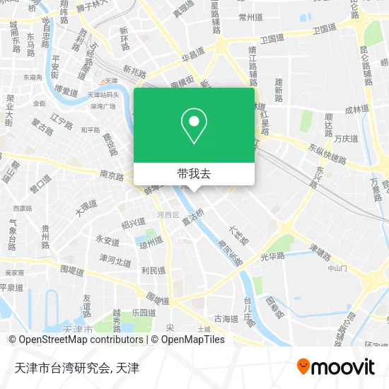 天津市台湾研究会地图