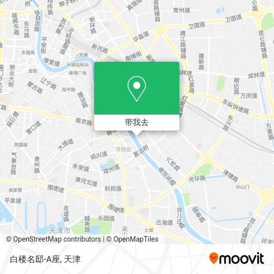 白楼名邸-A座地图