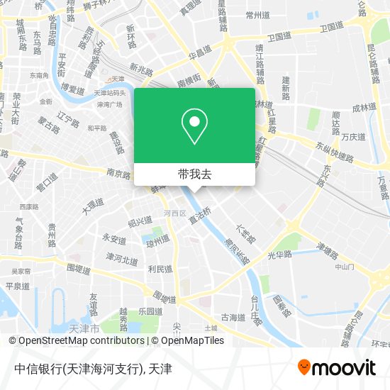 中信银行(天津海河支行)地图