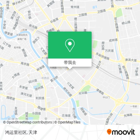 鸿运里社区地图