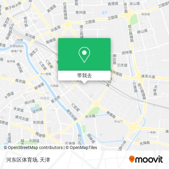 河东区体育场地图