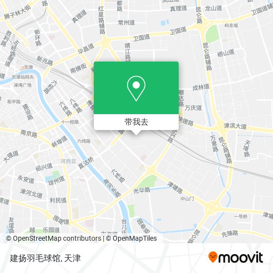 建扬羽毛球馆地图