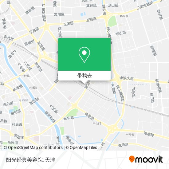 阳光经典美容院地图