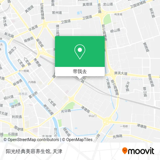 阳光经典美容养生馆地图