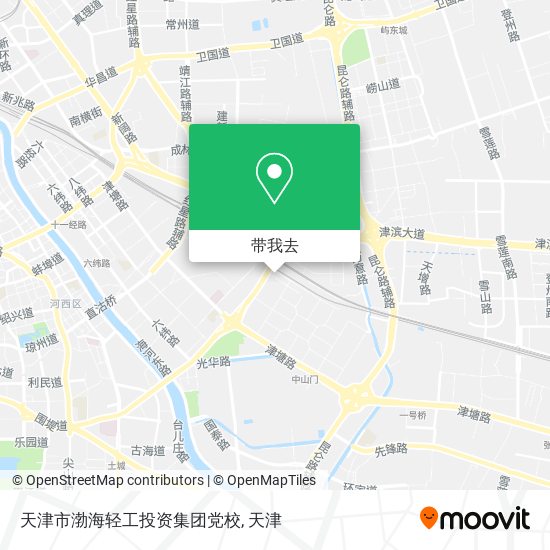 天津市渤海轻工投资集团党校地图