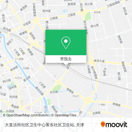 大直沽街社区卫生中心萦东社区卫生站地图