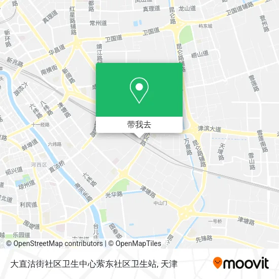 大直沽街社区卫生中心萦东社区卫生站地图