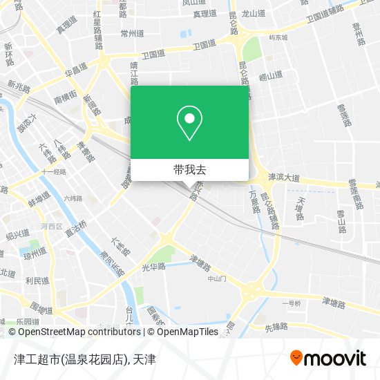 津工超市(温泉花园店)地图