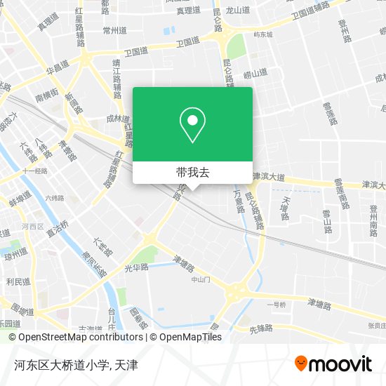 河东区大桥道小学地图