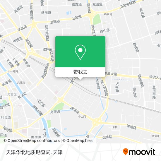 天津华北地质勘查局地图