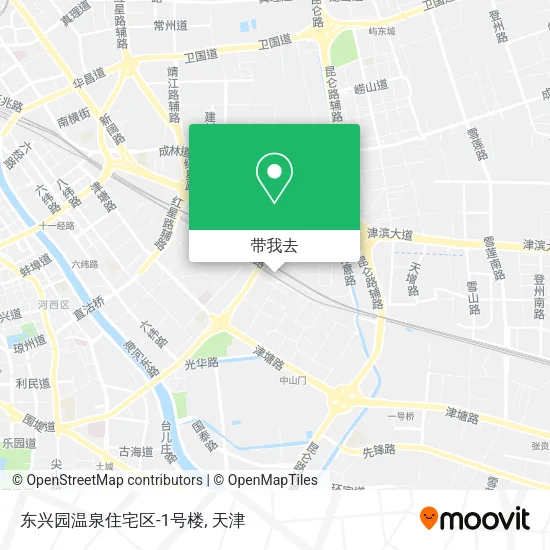 东兴园温泉住宅区-1号楼地图