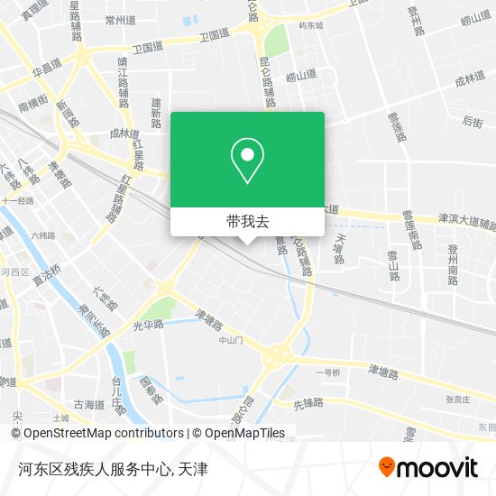河东区残疾人服务中心地图