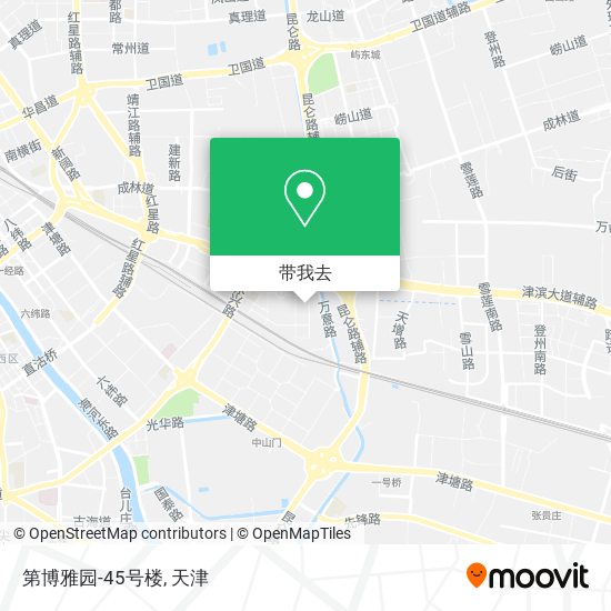 第博雅园-45号楼地图