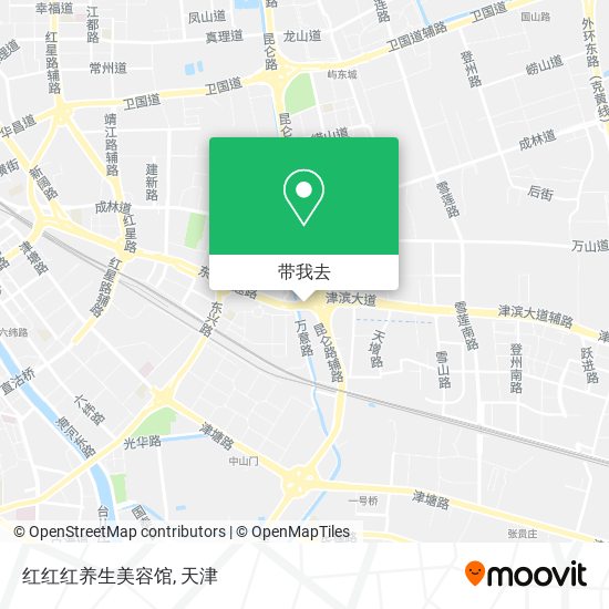 红红红养生美容馆地图