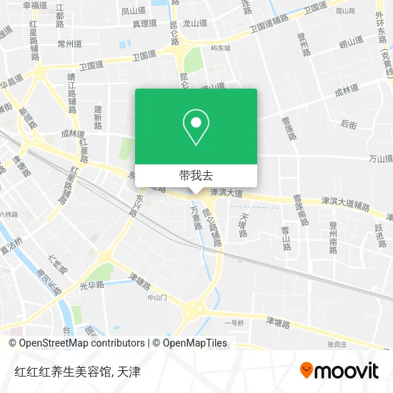 红红红养生美容馆地图