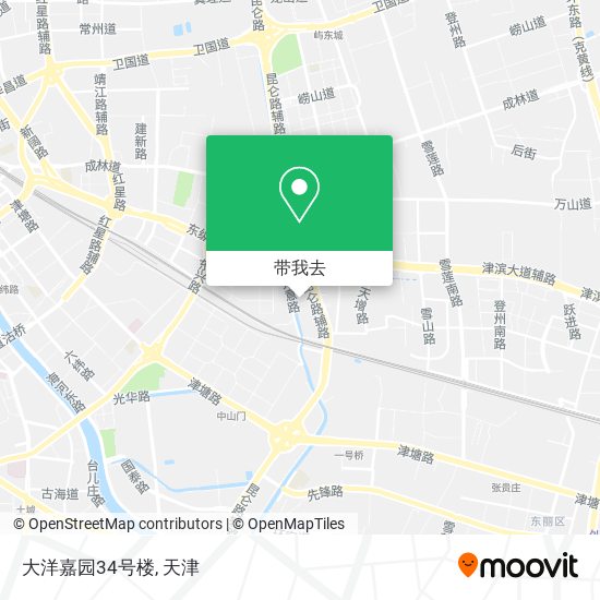 大洋嘉园34号楼地图