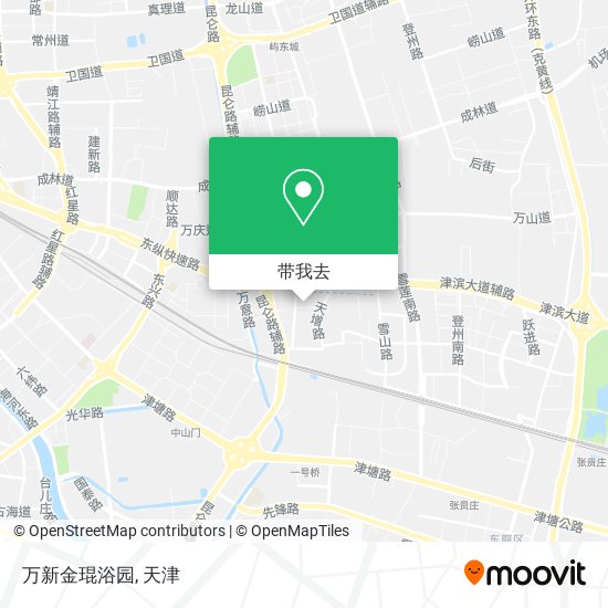 万新金琨浴园地图