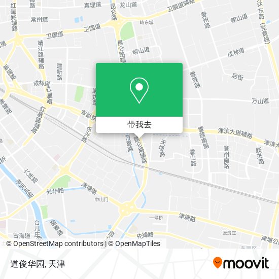 道俊华园地图