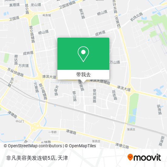 非凡美容美发连锁5店地图