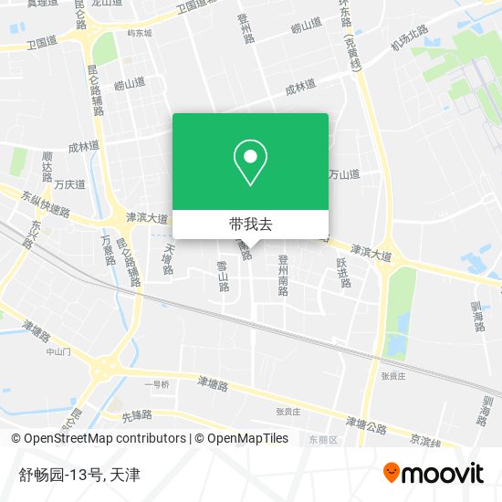 舒畅园-13号地图