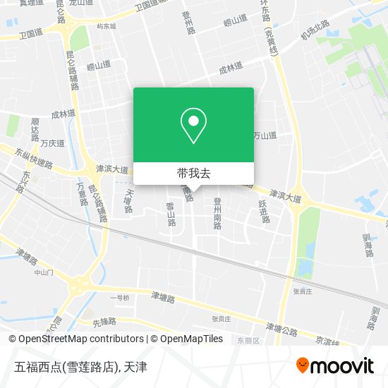五福西点(雪莲路店)地图