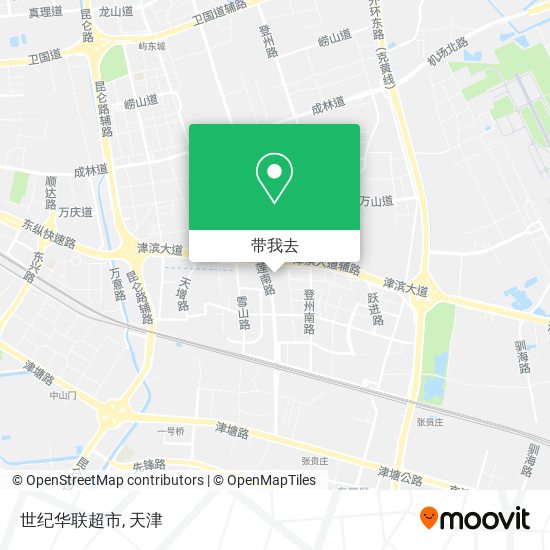 世纪华联超市地图